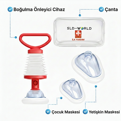 Çocuk ve Yetişkinler İçin Boğulma Önleyici Cihaz
